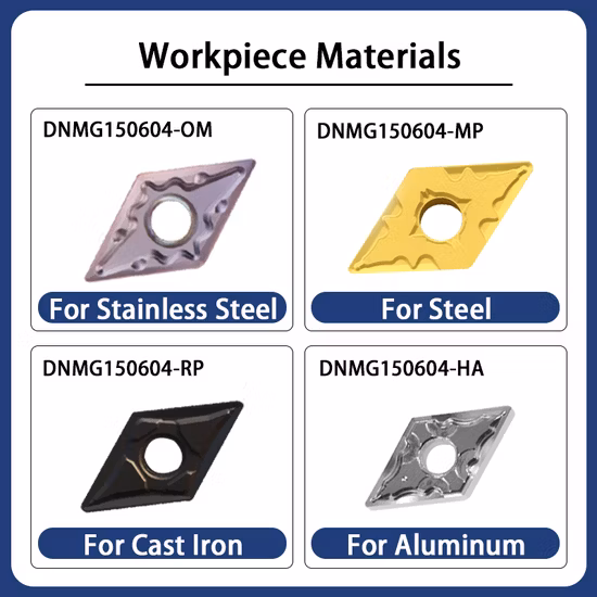 Ferramentas de corte de metal duro cnc cortador indexável torneamento cimentado de tungstênio/fresagem/rosqueamento/ranhura/perfuração inserções de carboneto