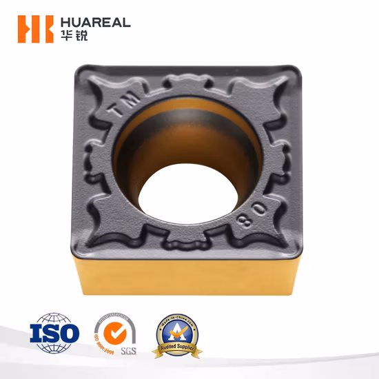 Ferramentas de corte de inserção de revestimento CVD/PVD de alta qualidade de fábrica na China Ferramentas de torneamento