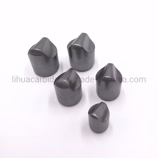Pontas de metal duro não revestidas para peças de mineração