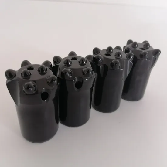 4 pontas de metal duro de bits de botão para trabalho em mineração (43 mm)