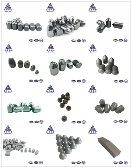 Yg20 diâmetro 13,44*13,2mm para moagem de mineração pontas de botão de carboneto de tungstênio