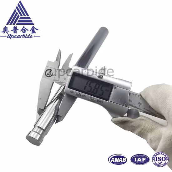 Carboneto anca Yl10.2 91.8hra Rod do tungstênio do espelho de Dia15.875*L201.3mm