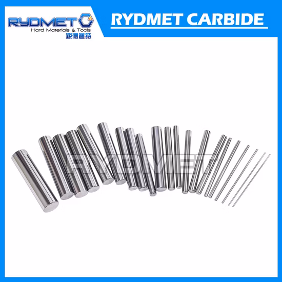 Qualidade superior HRC45/HRC55/HRC65 em hastes H6 de carboneto de tungstênio